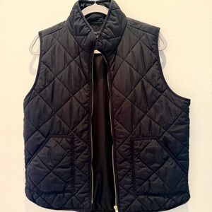 J Crew Mercantile Women’s Black Quilted Vest